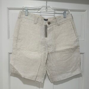 NWT! JCrew Beige Linen Shorts